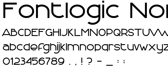 FontLogic Normal font